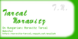 tarcal moravitz business card